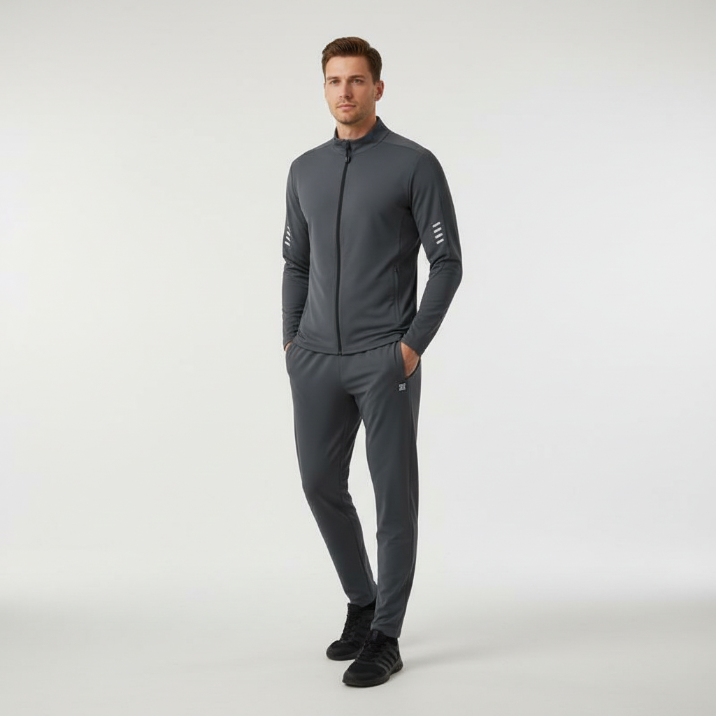Men's Athletic Training Outfit – Quick-Dry Shirt and Shorts