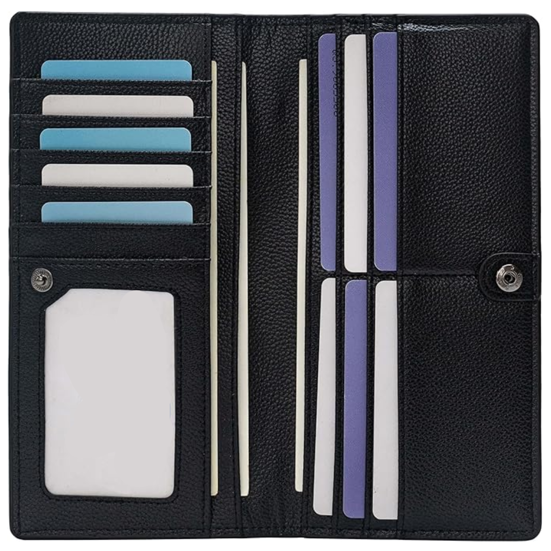 Slim Card Wallet for Men - Discreet RFID Blocking Design