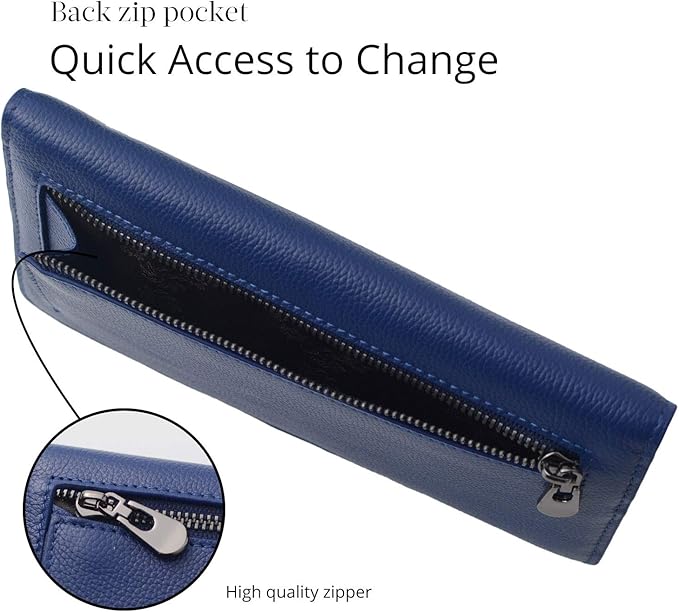 Slim Card Wallet for Men - Discreet RFID Blocking Design