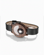 Compass Watch for Men with Leather and Wooden Design