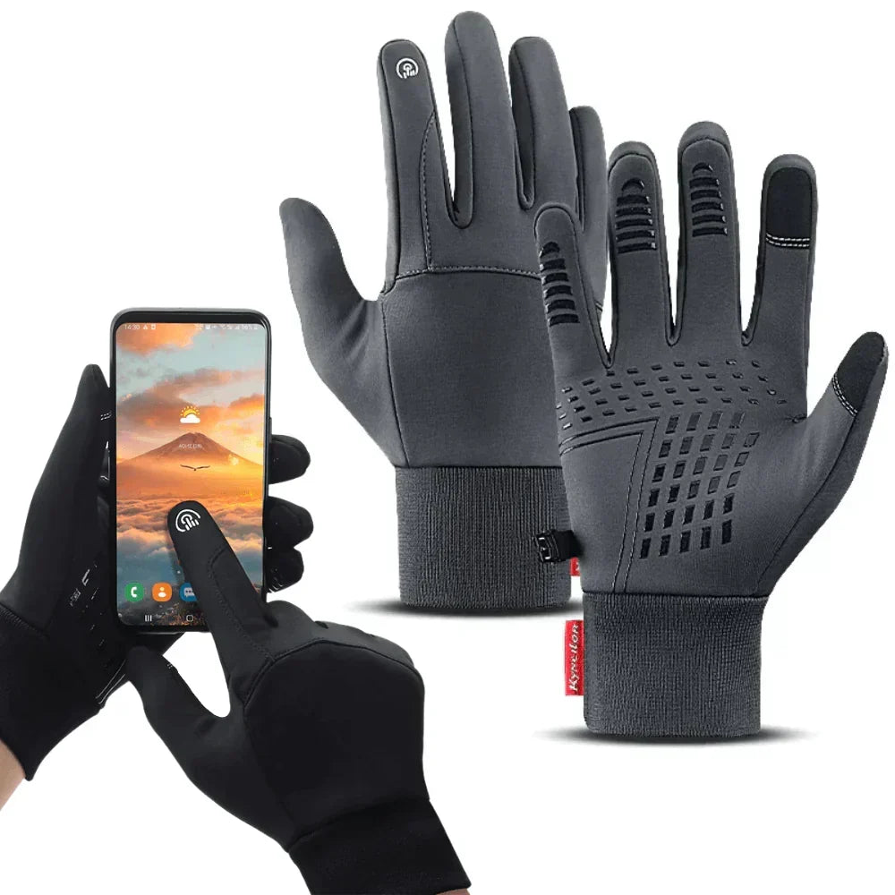 Winter Gloves for Men with Touchscreen Functionality for Outdoor Use
