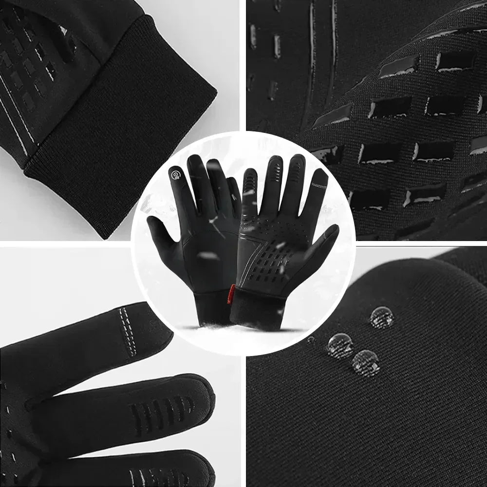 Winter Gloves for Men with Touchscreen Functionality for Outdoor Use