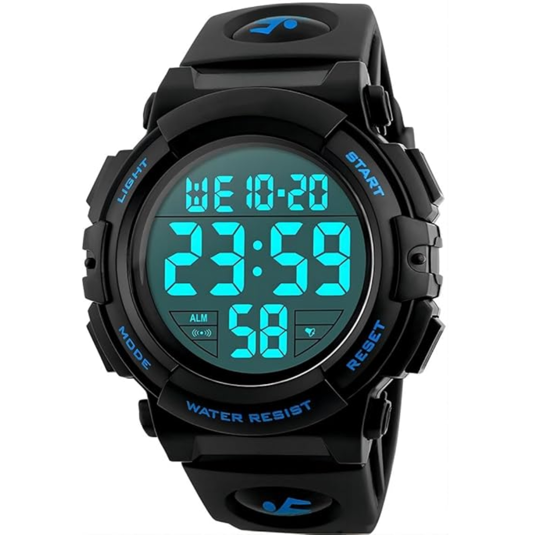 Digital Sports Watch for Men – Water-Resistant Design