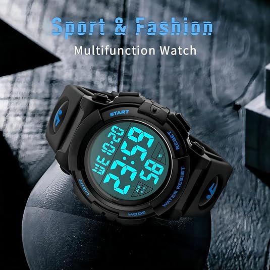 Digital Sports Watch for Men – Water-Resistant Design