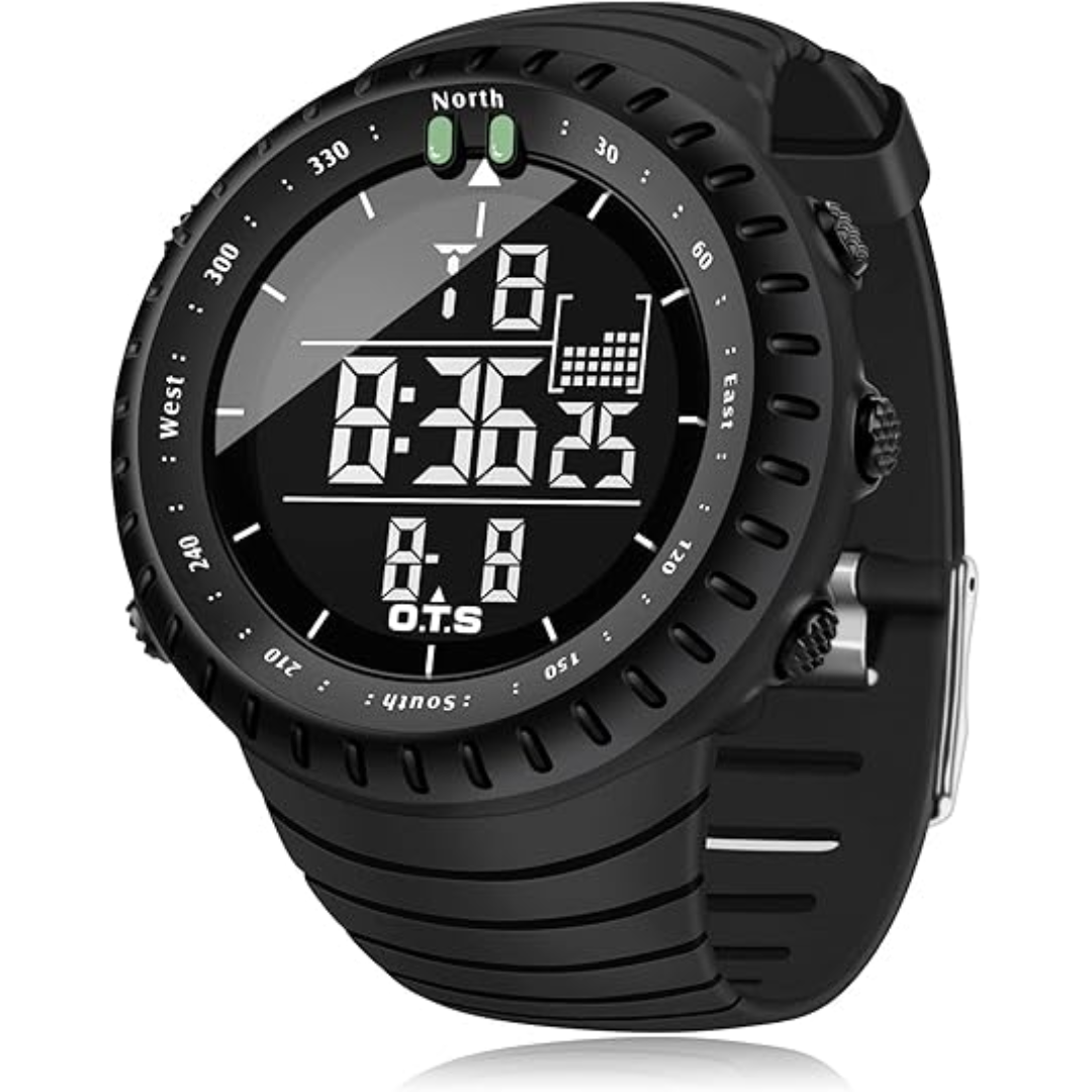 Digital Sports Watch for Men - Waterproof and Long-lasting