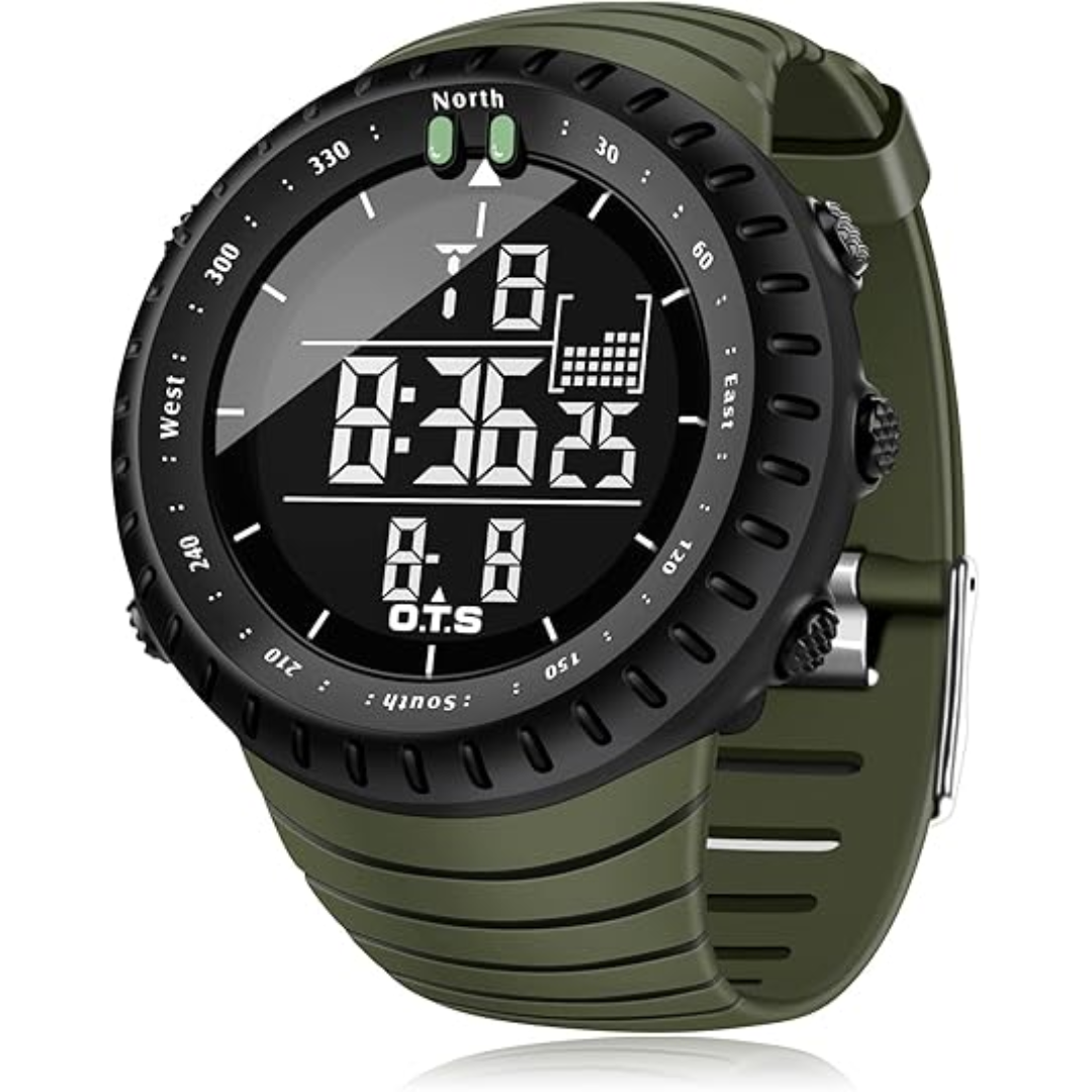 Digital Sports Watch for Men - Waterproof and Long-lasting