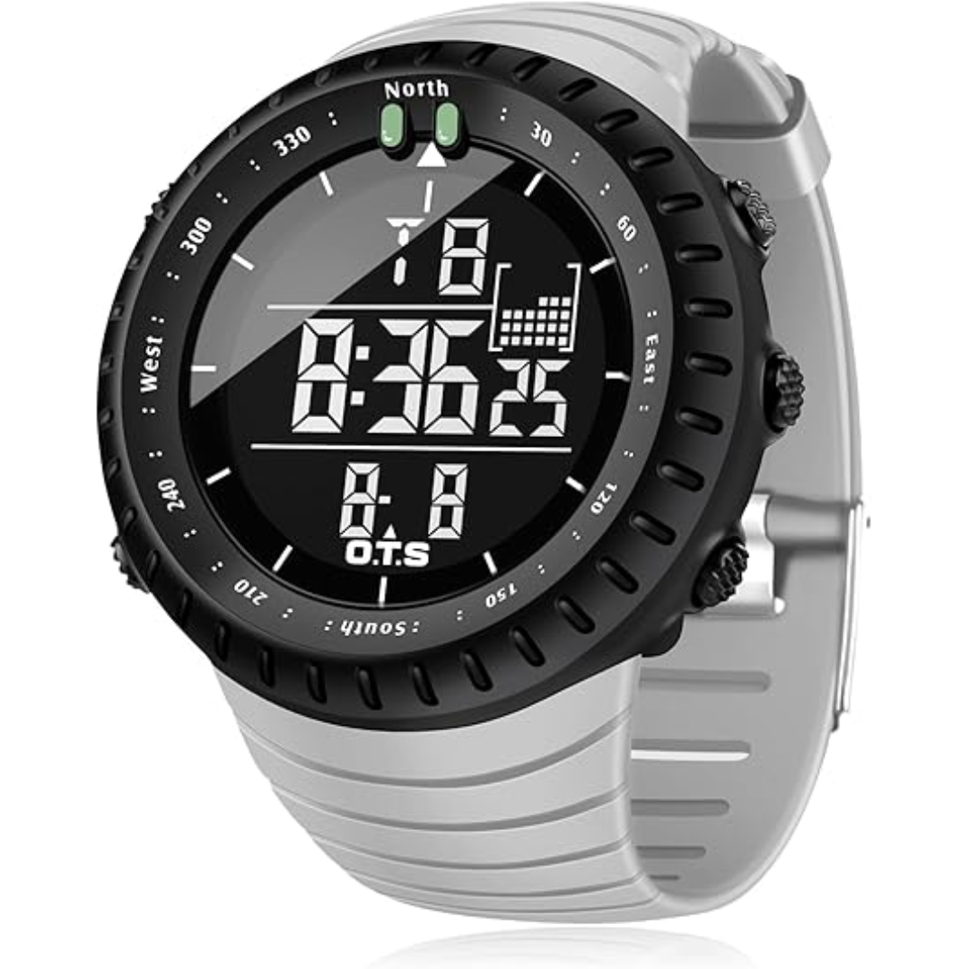 Digital Sports Watch for Men - Waterproof and Long-lasting