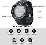 Digital Sports Watch for Men - Waterproof and Long-lasting