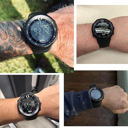 Digital Sports Watch for Men - Waterproof and Long-lasting