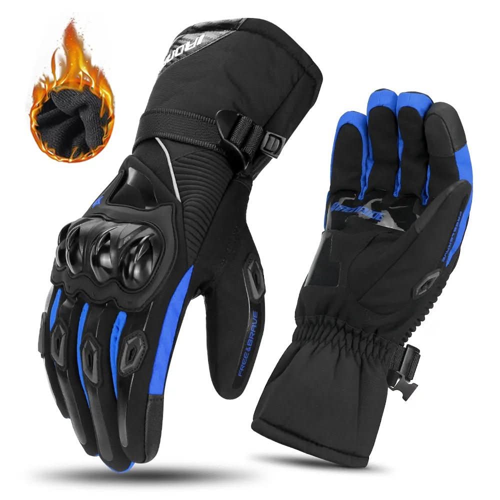Winter Motorcycle Gloves for Men - Waterproof and Insulated