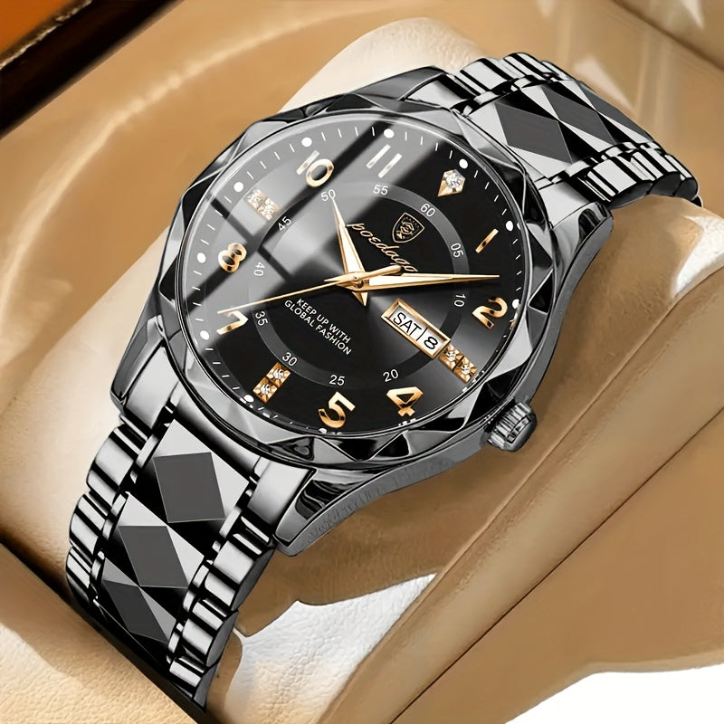 Multifunctional Sports Watch for Men – Waterproof Design