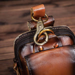 Elegante Herren Hüfttasche aus hochwertigem Leder
