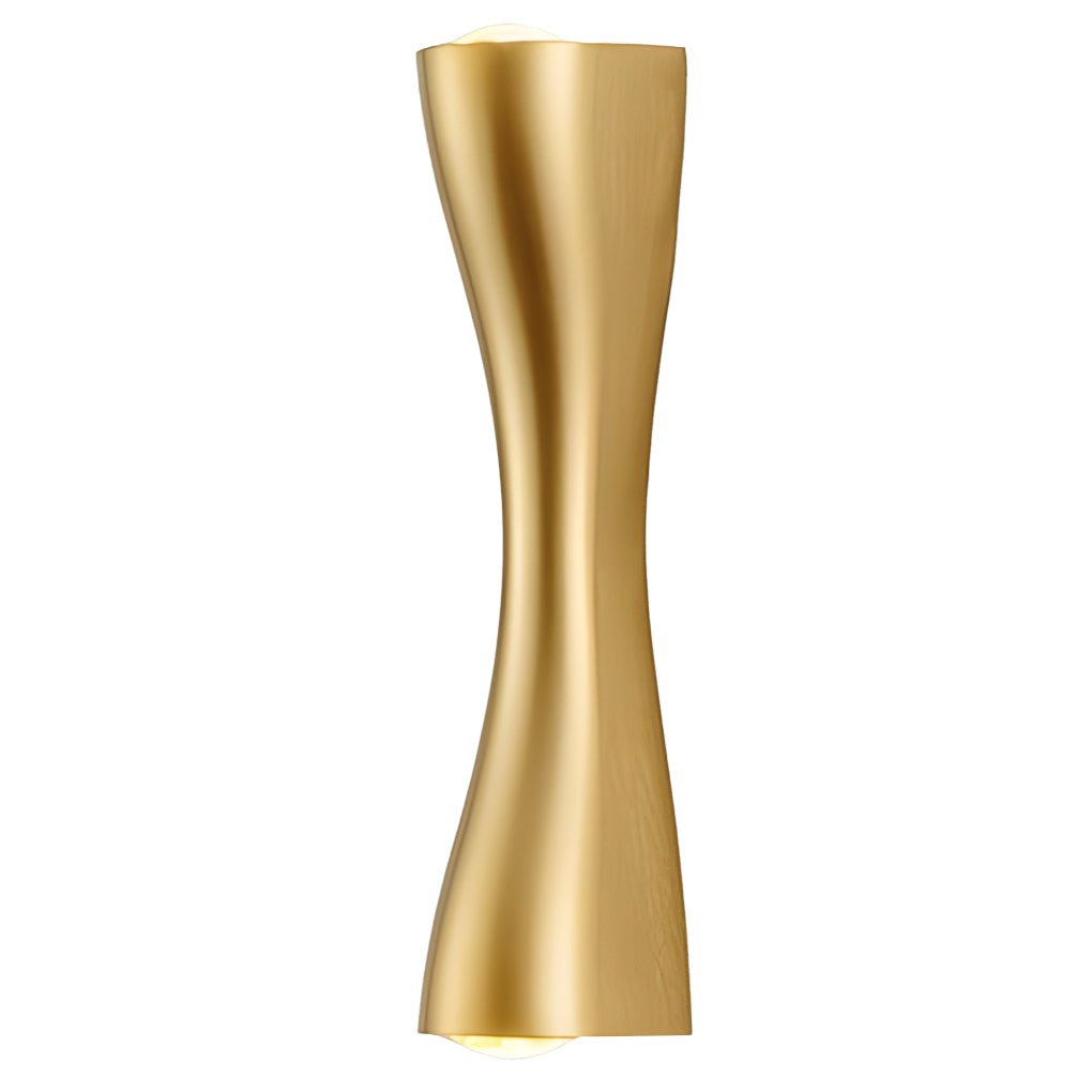 Elegant LED wall light with a sophisticated metal finish