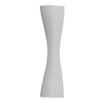 Elegant LED wall light with a sophisticated metal finish
