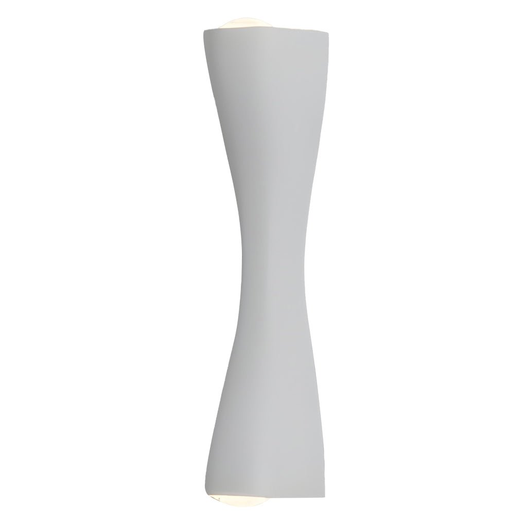 Elegant LED wall light with a sophisticated metal finish
