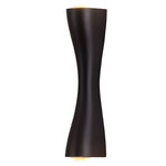 Elegant LED wall light with a sophisticated metal finish