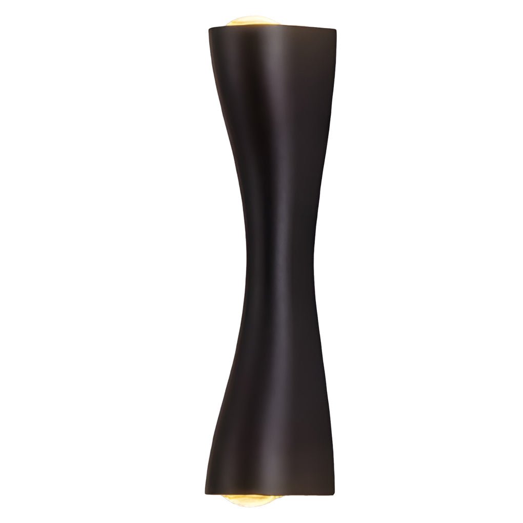 Elegant LED wall light with a sophisticated metal finish