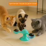 Interaktives Katzenspielzeug mit LED und Katzenminze