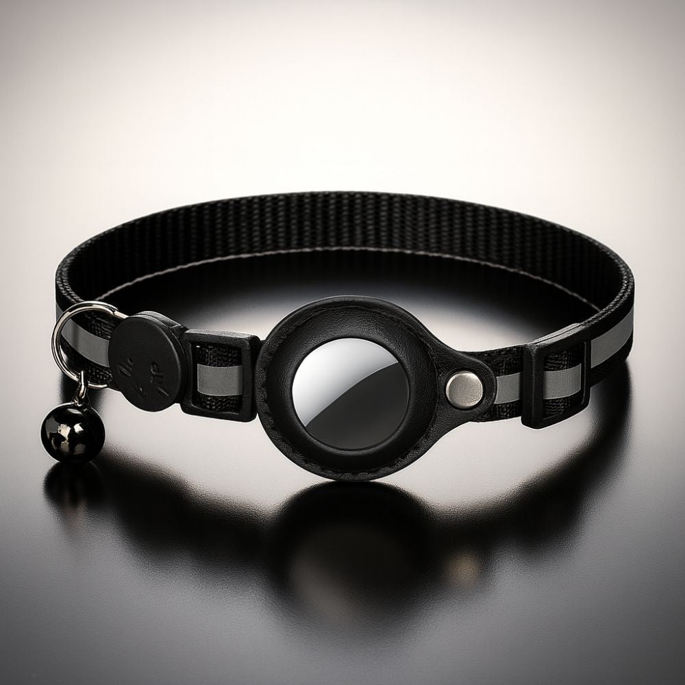 GPS-Katzenhalsband mit Sicherheitsverschluss und Glocke
