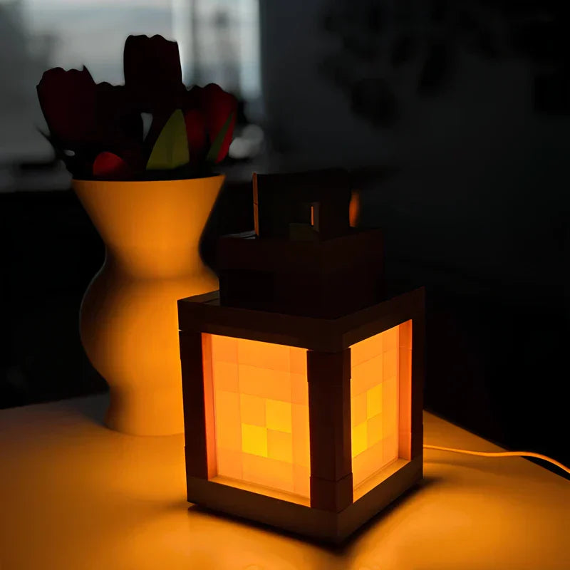 Wandlaterne mit Block-LED-Beleuchtung