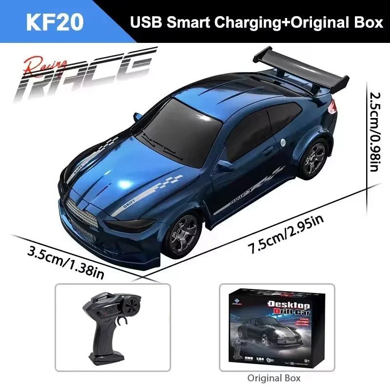 Compact 4WD Remote Control Car with Steady Handling and Quick Speed