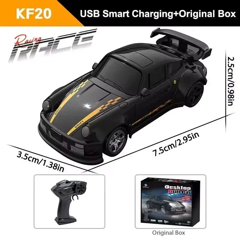 Compact 4WD Remote Control Car with Steady Handling and Quick Speed