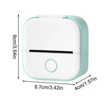 Tragbarer Mini-Drucker mit Bluetooth und thermodruck ohne Tinte