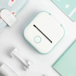 Tragbarer Mini-Drucker mit Bluetooth und thermodruck ohne Tinte