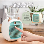 Kompakter Klimaanlage mit 3-Geschwindigkeitsventilator und Sprühnebel