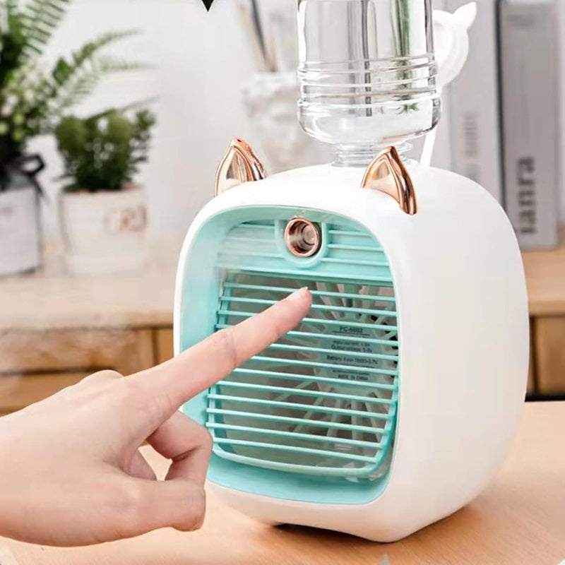 Kompakter Klimaanlage mit 3-Geschwindigkeitsventilator und Sprühnebel