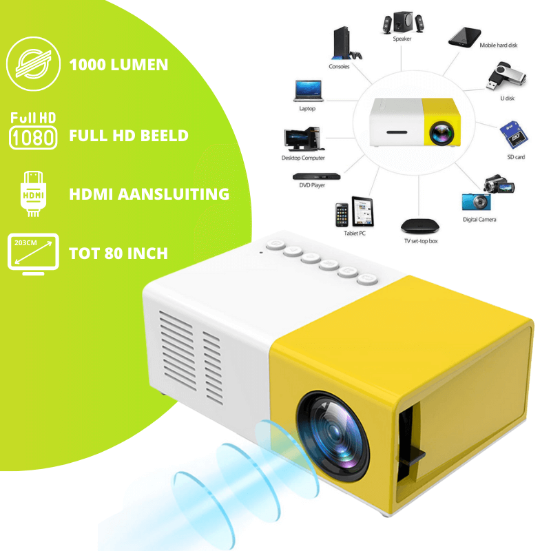 LumiBeam Portable Projector | Entertainment Anywhere