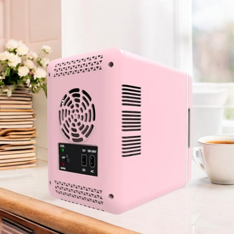 Tragbarer Mini-Kühlschrank mit 6L, USB-betrieben für Auto, Zuhause und Reisen