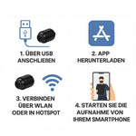 Intelligente HD-Überwachungskamera mit App und Bewegungsalarm