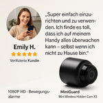 Intelligente HD-Überwachungskamera mit App und Bewegungsalarm