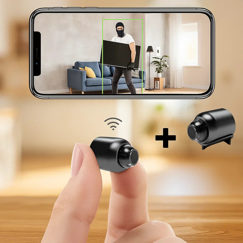 Intelligente HD-Überwachungskamera mit App und Bewegungsalarm