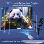 Intelligenter 4K Mini-Projektor mit Dual-WiFi und Bluetooth-Verbindung