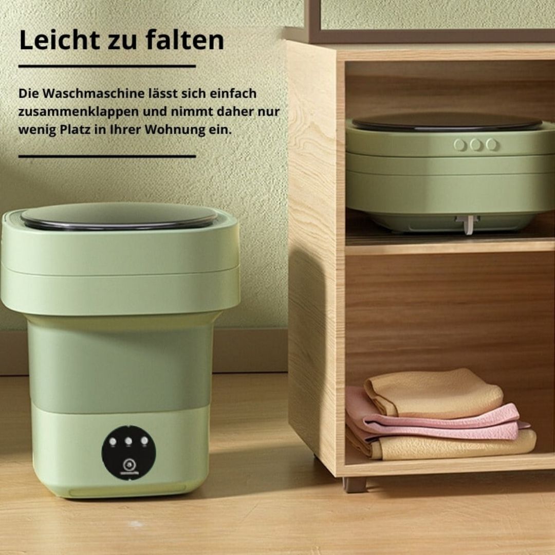 Kompakte Mini Waschmaschine für Reisen und Camping
