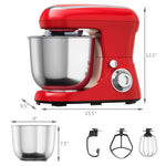 6-stufiger Standmixer mit 5,3 l Edelstahlschüssel und vielseitigem Zubehör
