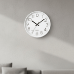 12-Inch Quartz Wall Clock with Silent Operation in Modern Design