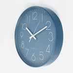 12-Inch Quartz Wall Clock with Silent Operation in Modern Design