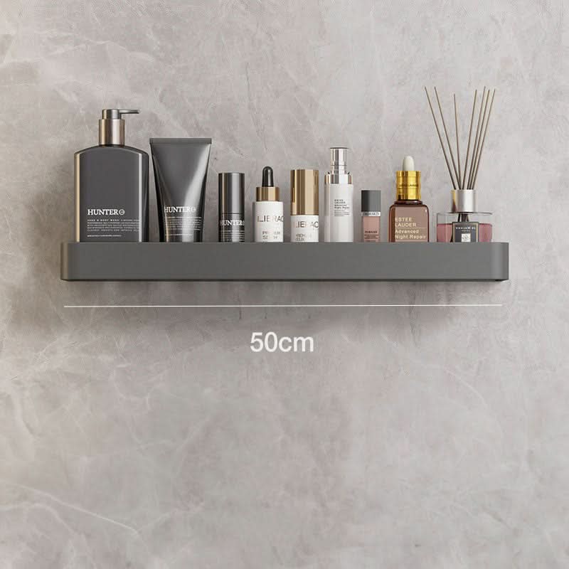 Drill-Free Bathroom Organizer Shelf for Towels - Unisex Design