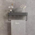 Drill-Free Bathroom Organizer Shelf for Towels - Unisex Design
