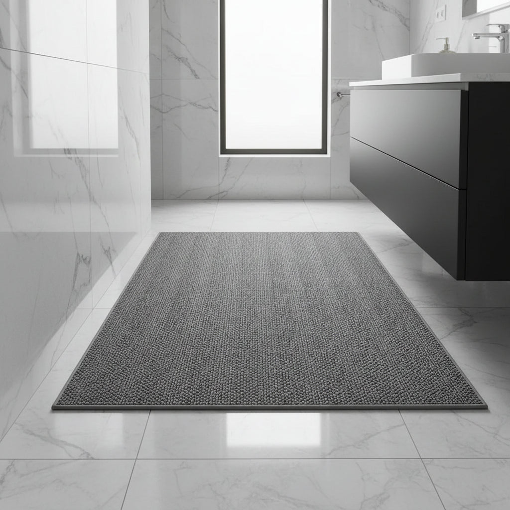 Moisture-Absorbing Doormat with Geometric Design for Entryway