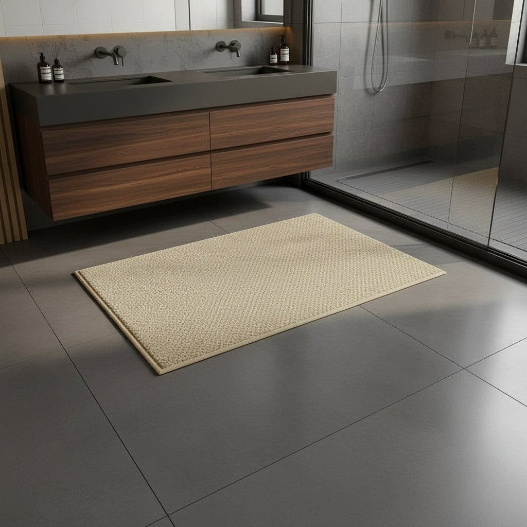 Moisture-Absorbing Doormat with Geometric Design for Entryway
