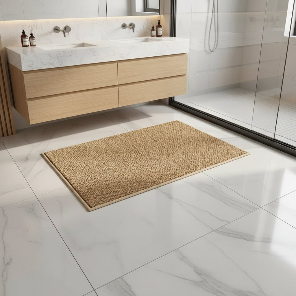 Moisture-Absorbing Doormat with Geometric Design for Entryway