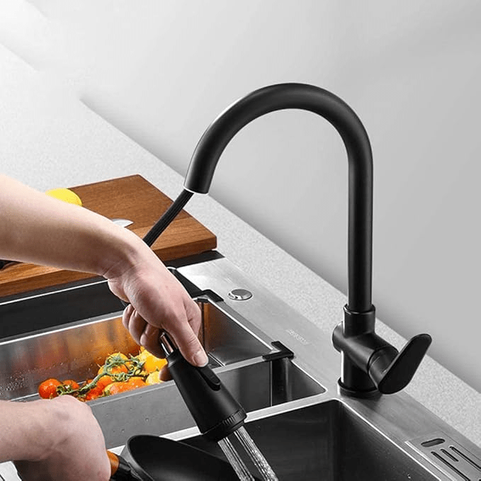 Pull-Out Spray Head Kitchen Faucet