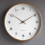 Contemporary Wooden Wall Clock for Home Decoration