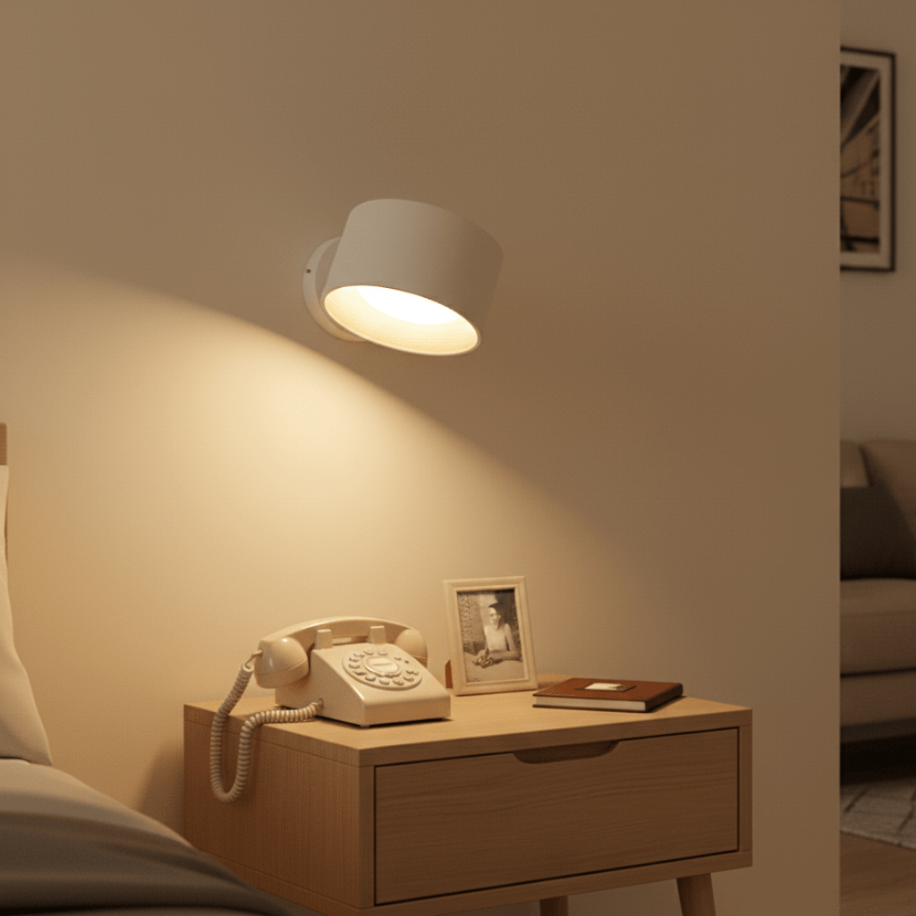 Remote-Controlled Wireless Wall Light for Contemporary Home Decoration