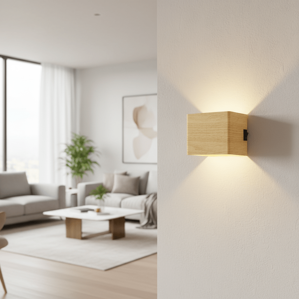 Adjustable Beam Wireless LED Wall Light in Modern Design
