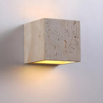 Natura - Stylish Travertine Wall Light with Warm LED Light